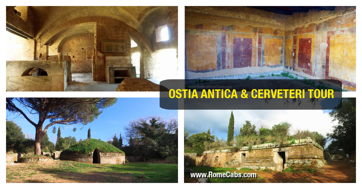 Ostia Antica and Cerveteri Ancient World Tour from Rome this fall