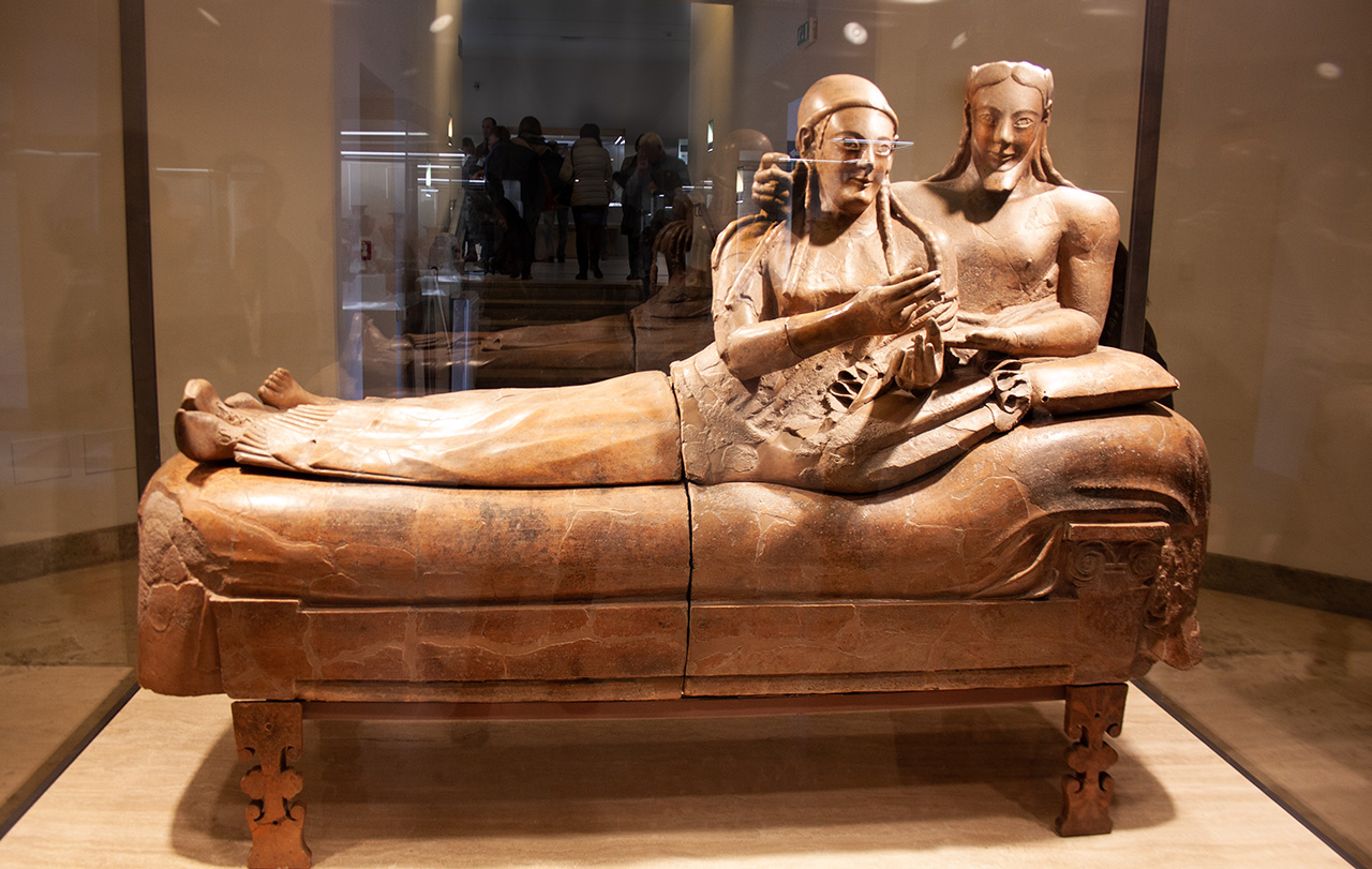 Etruscan Art Craftmanship Sarcophagus of the Spouses
