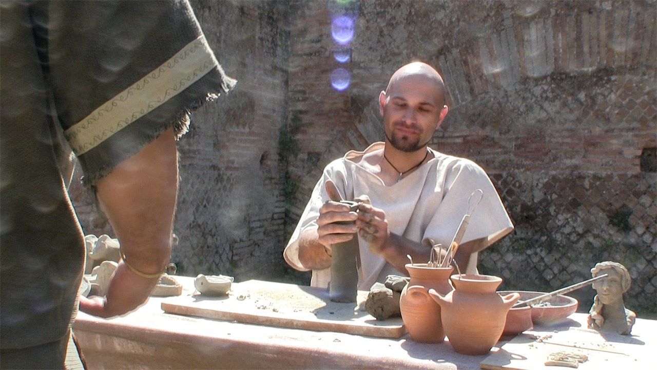 Ancient Roman craftsmen ceramic makers Ostia Antica tours from Rome Civitavecchia excursions