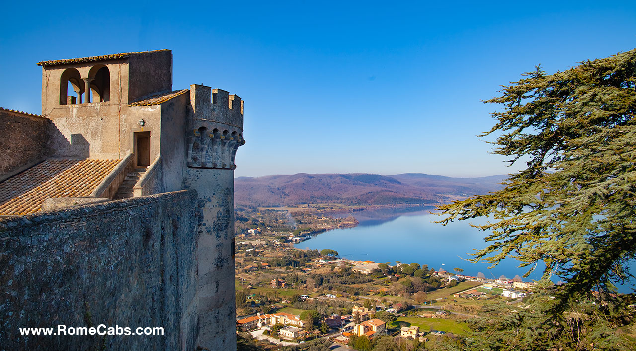 Lake Bracciano Castle Rome Town and Country Tour from Civitavecchia RomeCabs excursions