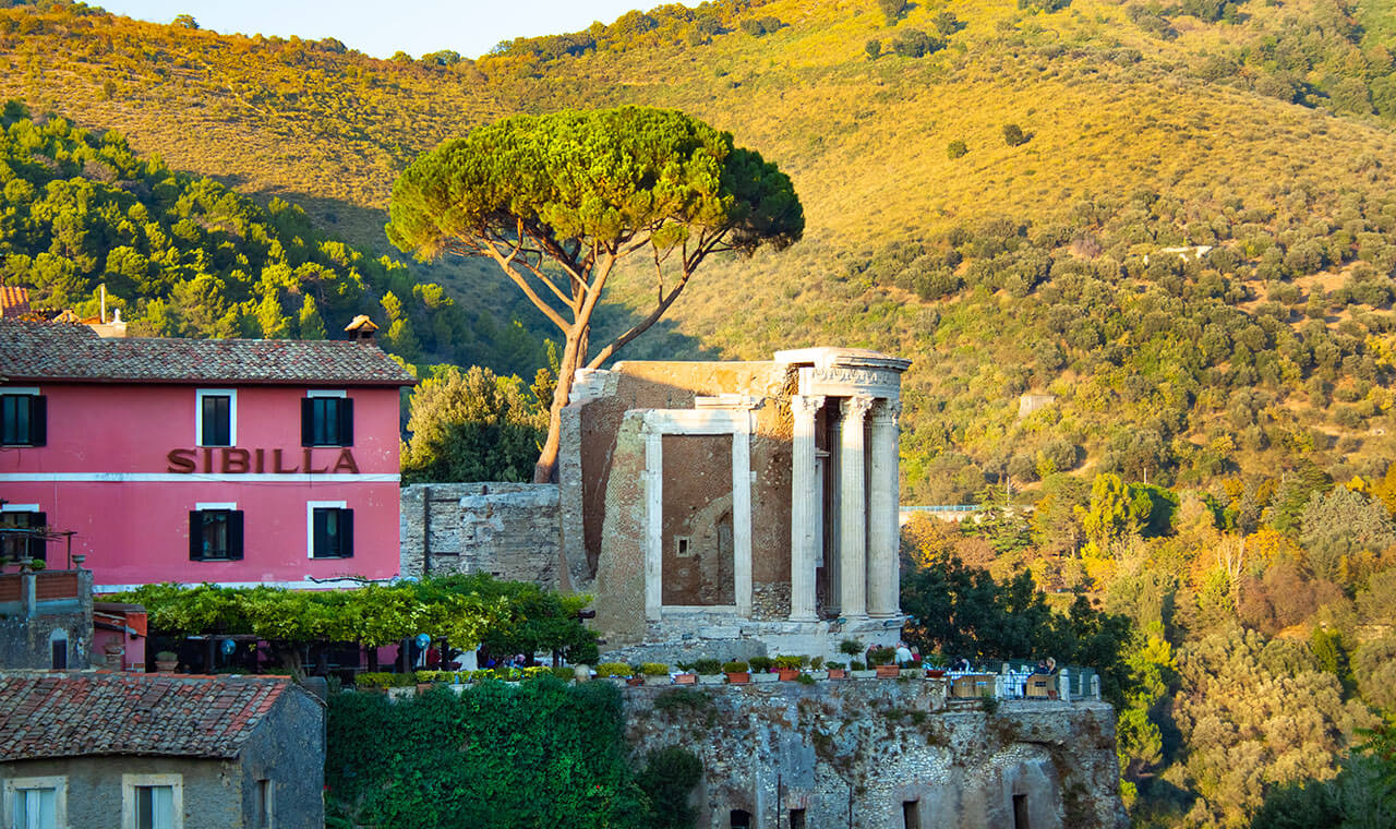 Ristorante Sibilla Restaurant in Tivoli private tours from Rome to Villa d'Este Hadrian's Villa