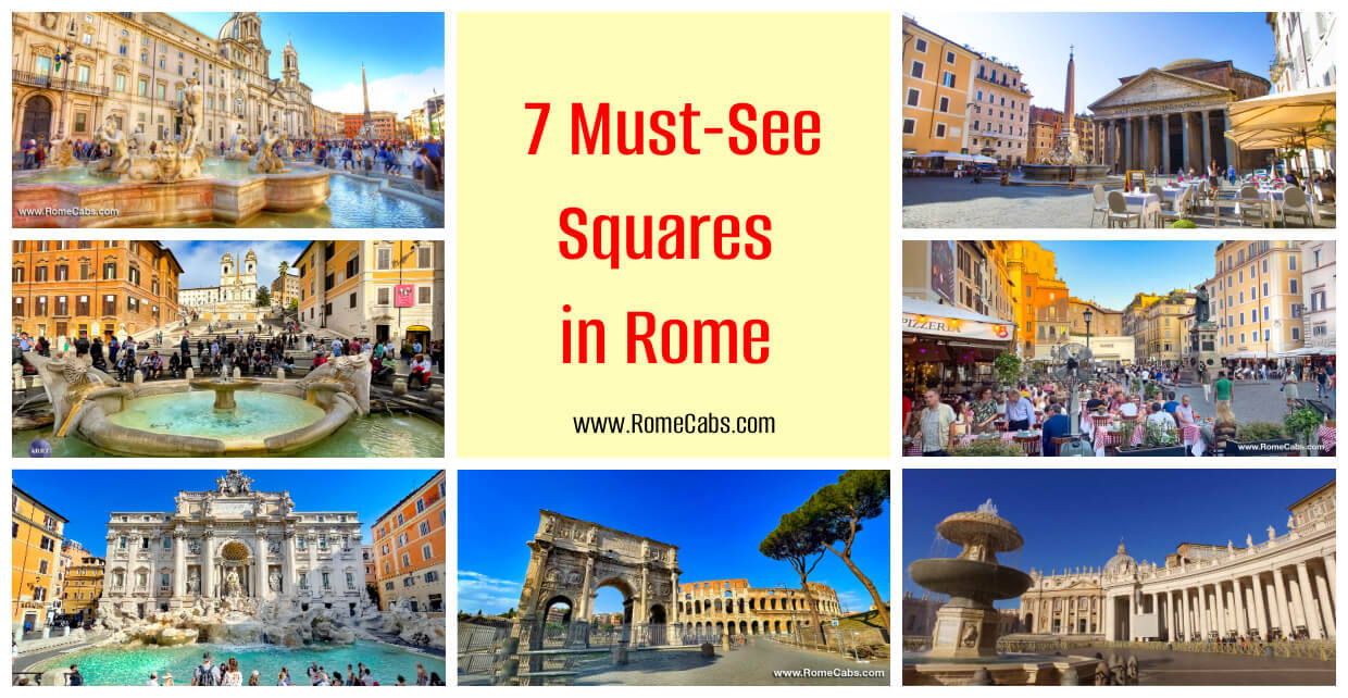Exploring Eternal City Must See Squares in Rome private tours