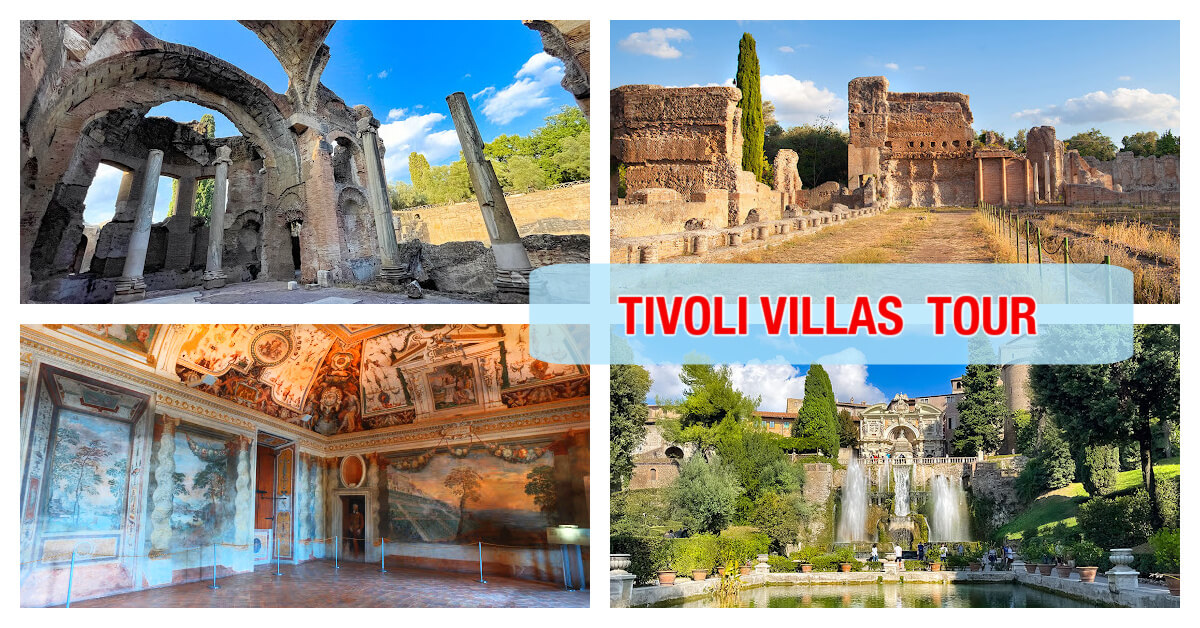 Tivoli Villas and Gardens Tour from Rome with RomeCabs