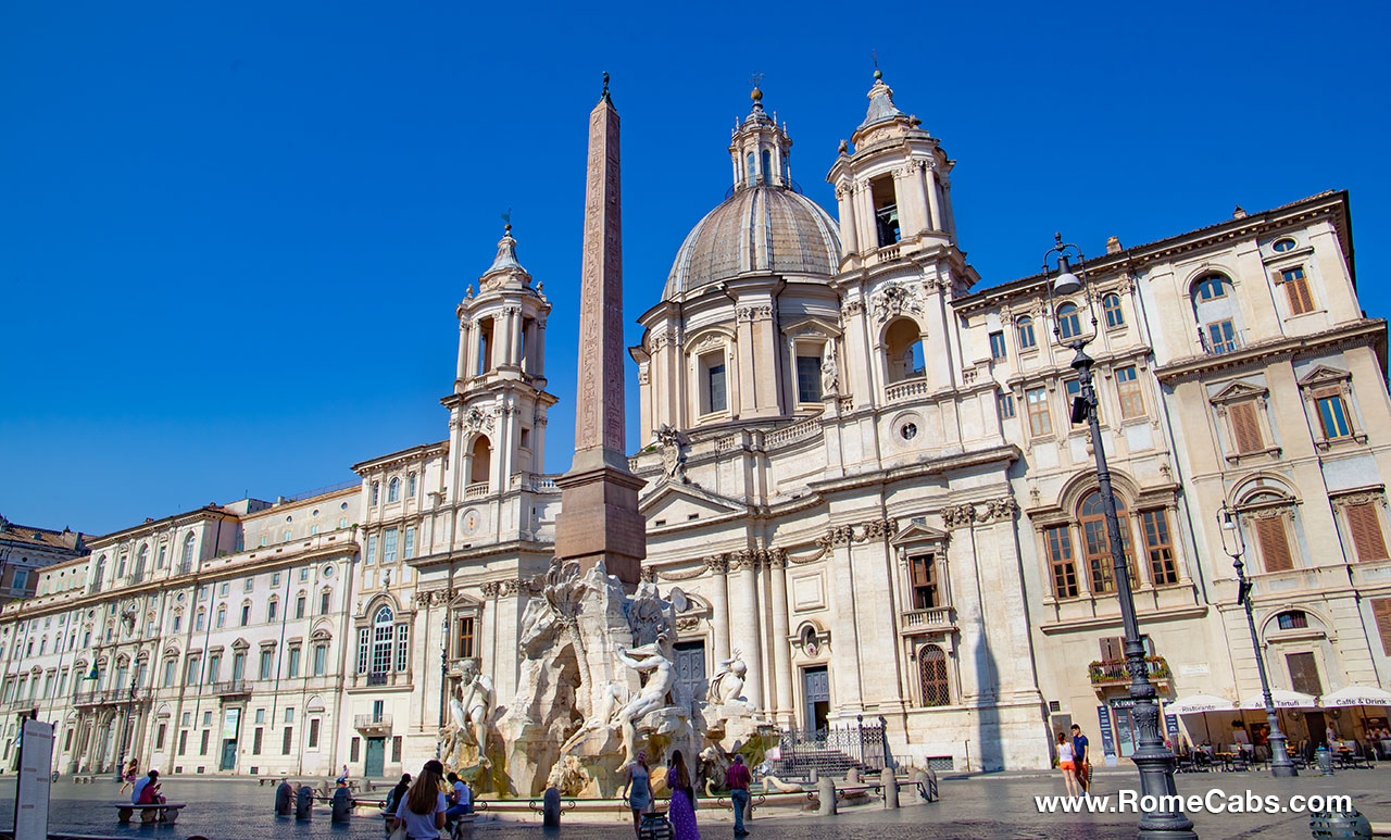 Sant Agnese in Agone Piazza Navona Rome limousine Tours