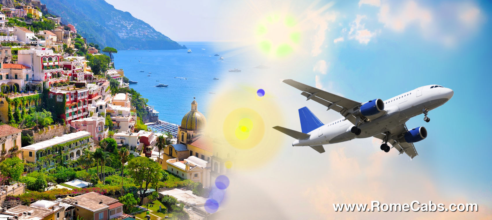 Private Transfers from Positano to Rome Airport Fiumicino