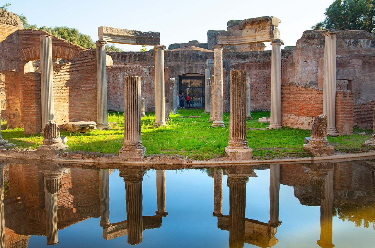 Maritime Theater Hadrian's Villa Tivoli Day Trips from Rome to Must-See Places in Italy RomeCabs private tours