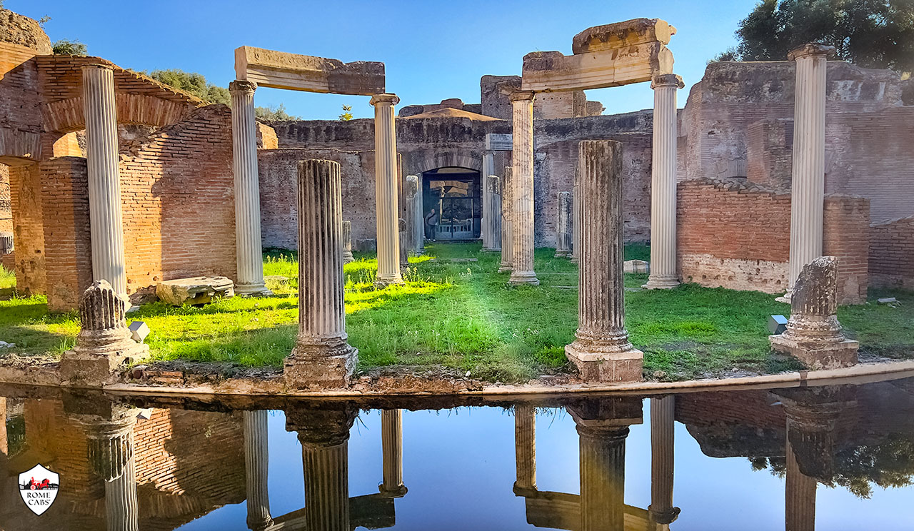 Maritime Theater Must See Sights in Hadrian's Villa on Day Trips from Rome to Tivoli