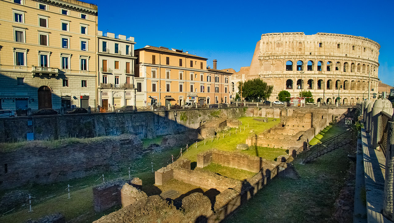 Ludus Magnus: The Gladiators’ Training Ground near Colosseum hidden gems in Rome Cabs RomeCabs luxury tours