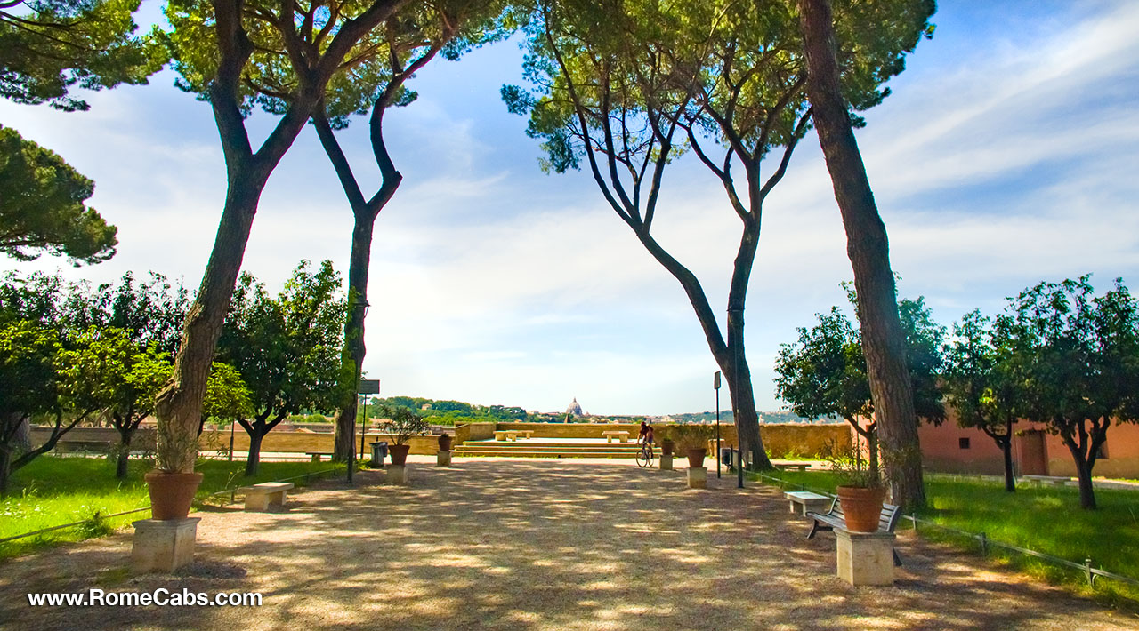 Aventine Hill Best Civitavecchia private excursions to Rome off the beaten path tours RomeCabs 