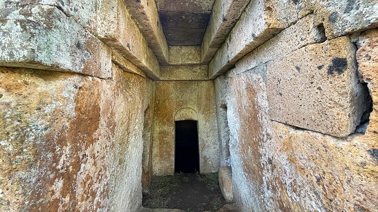 Chamber Tombs Banditaccia Etruscan Necropolis  day tours from Rome Cabs RomeCabs