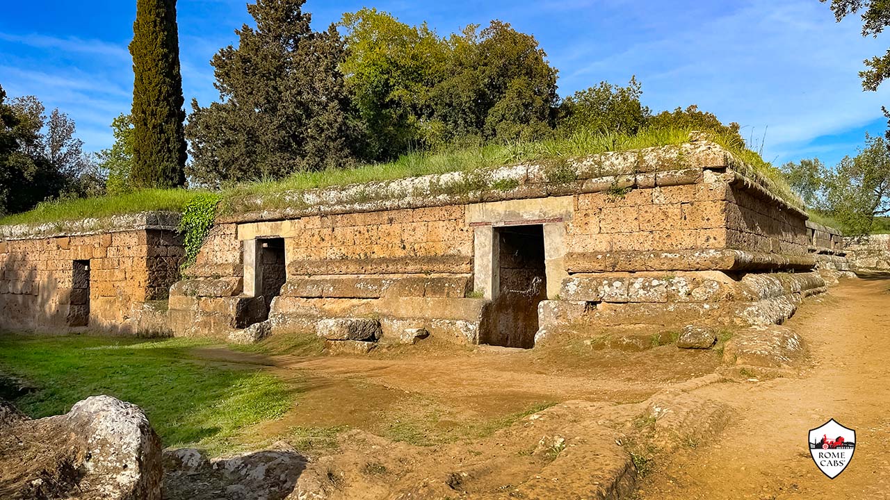 Dadi Tombs Banditaccia Etruscan Necropolis Rome Countryside Tours from Civitavecchia