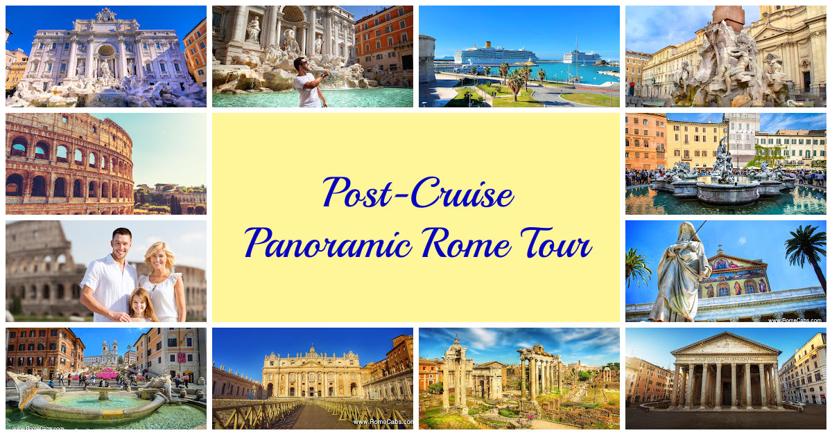 Post-Cruise Panoramic Rome Tour from Civitavecchia