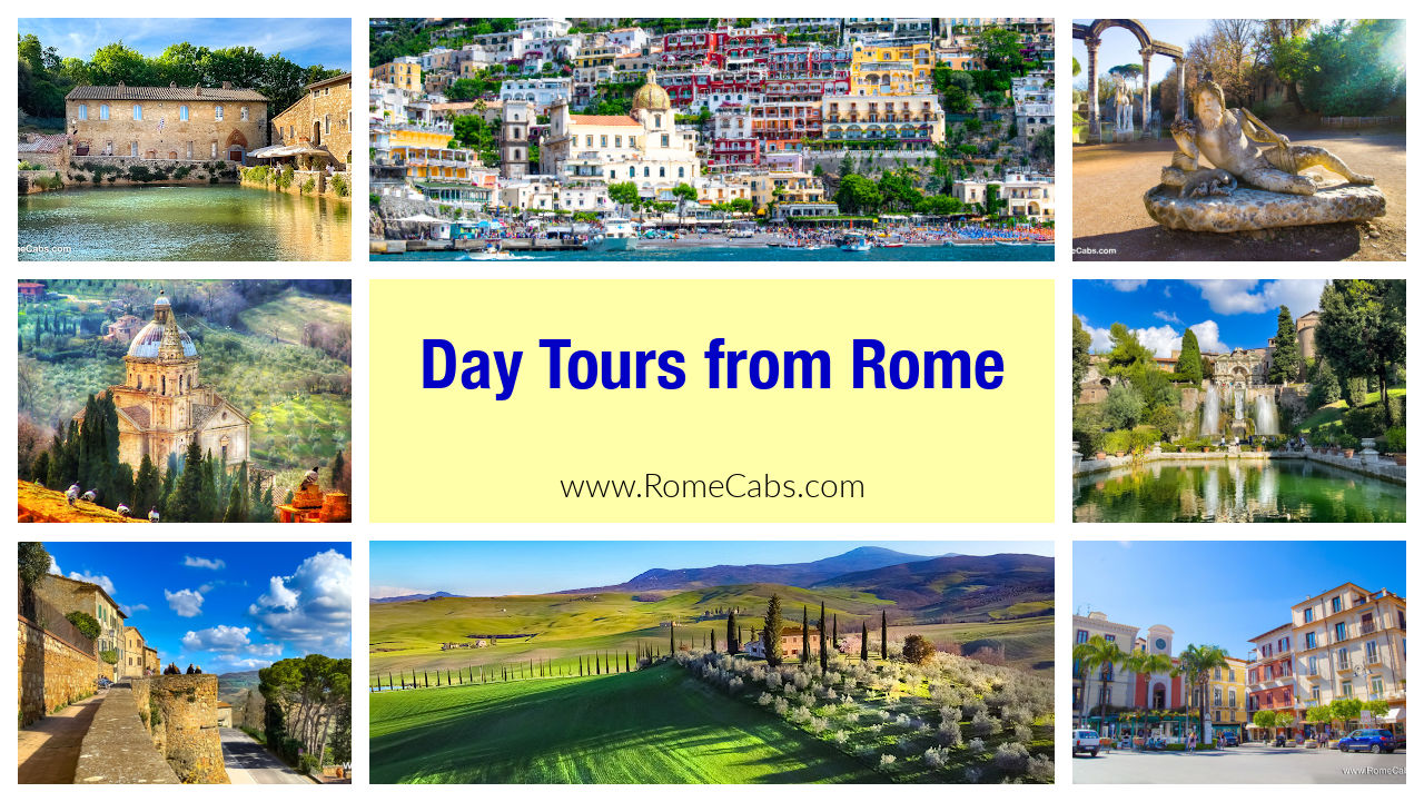 Discover MORE fun-filled DAY TOURS FROM ROME with RomeCabs